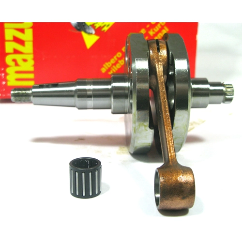 Albero motore MAZZUCCHELLI AMT 076 per LAMBRETTA 175 FLI TV terza serie Corsa 58 mm biella interasse 116 mm