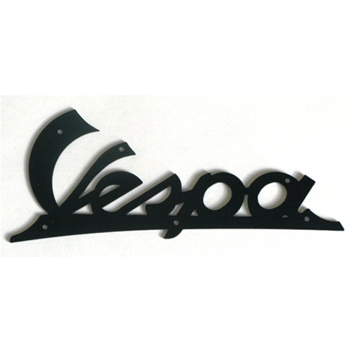 Placa frontal pintada de azul para VESPA 125 de 1946 a 1959.