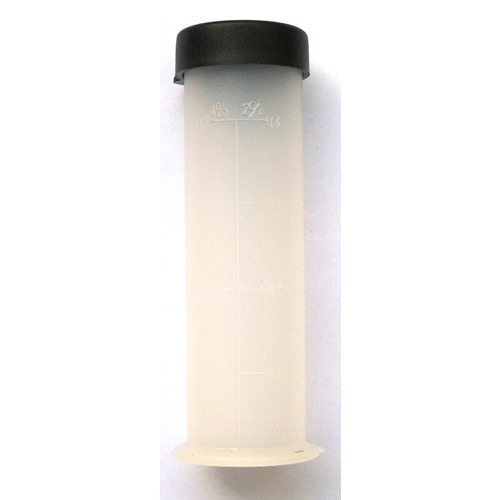 Oil and fuel measuring cup with cap for VESPA, suitable for all 100 grams