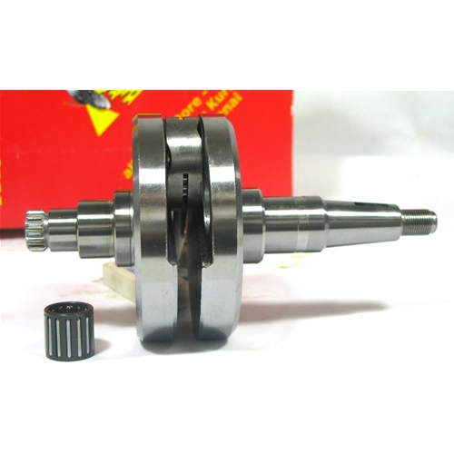 Albero motore MAZZUCCHELLI AMT 074 per LAMBRETTA 125 150 2T S SX Corsa 58 mm biella interasse 107 mm