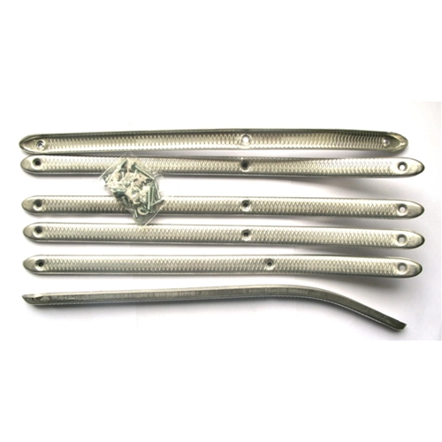 Jeu de baguettes de plancher en aluminium pour LAMBRETTA LI 125