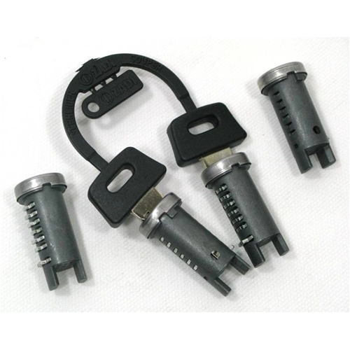4-cylinder lock kit for VESPA 50 125 PK XL SP ETS