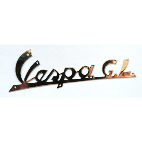 Plaque avant chromée pour VESPA 150 GL VLA, longueur 135 mm