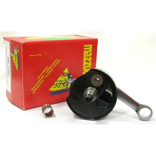 Cigüeñal MAZZUCCHELLI AMT 160DA para VESPA 125 PRIMAVERA ET3 Dual Fuel, carrera 51 mm, cono 19 mm, distancia entre bielas 97 mm