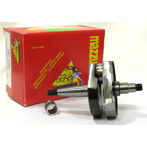 Cigüeñal MAZZUCCHELLI AMT 160DA para VESPA 125 PRIMAVERA ET3 Dual Fuel, carrera 51 mm, cono 19 mm, distancia entre bielas 97 mm
