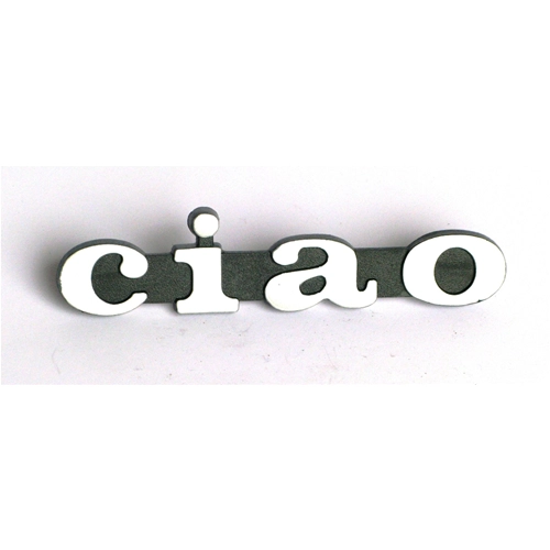 Placa de aluminio escrita para paneles laterales PIAGGIO 50 CIAO ro 163966