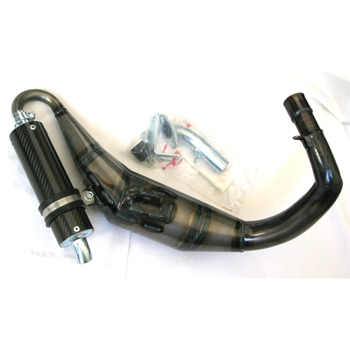 Silencieux d'échappement SIMONINI à expansion en carbone pour VESPA PK 50 125 XL RUSH NV