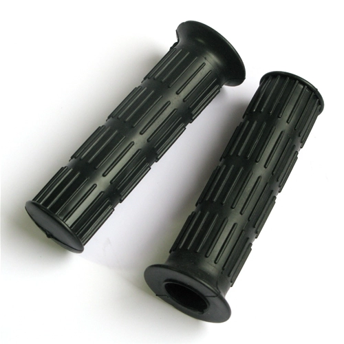 Pair of black grips for VESPA 50 90 125 SPECIAL PRIMAVERA ET3 up to 1978 ro 141924