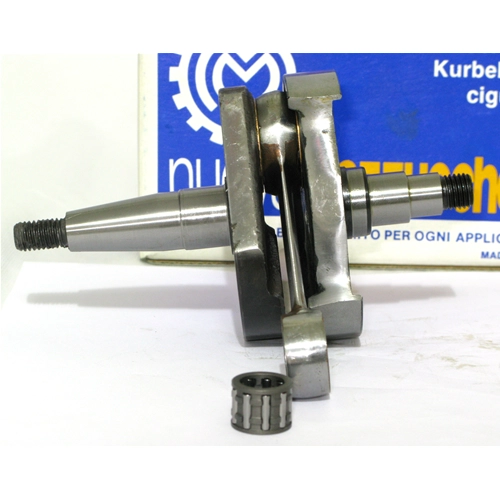 Cigüeñal avanzado MAZZUCCHELLI AMT 158DA para VESPA 50 PK NLR SPECIAL S de combustible dual, cono de 19 mm