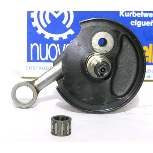 Cigüeñal avanzado MAZZUCCHELLI AMT 158DA para VESPA 50 PK NLR SPECIAL S de combustible dual, cono de 19 mm