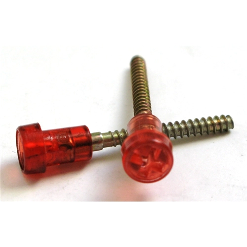 1 Tornillo con cabeza de plástico rojo para luz trasera VESPA APE Lambretta Moto Guzzi etc.