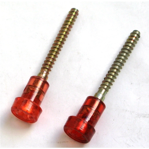 1 Tornillo con cabeza de plástico rojo para luz trasera VESPA APE Lambretta Moto Guzzi etc.