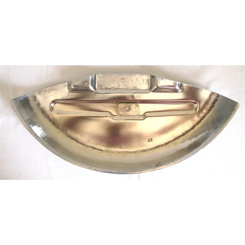 Reserveradabdeckung für VESPA 160 GS, 180 SS, anpassbar an VESPA 180, 200 Rally und 125 TS aus Edelstahl (Art.-Nr. 057089) für 10"-Räder