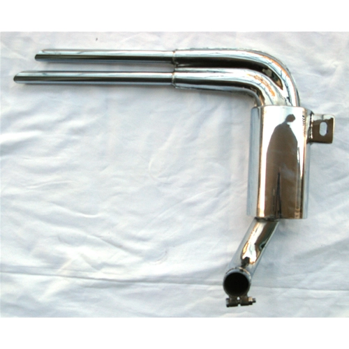 Silenciador réplica ABARTH de acero inoxidable para VESPA 125 150 VL1 VL2 VL3 VB1 VM1T VM2T VN1T VN2T (Faro bajo)