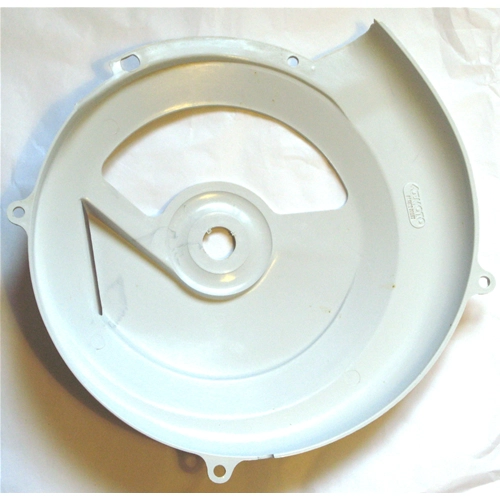 White Moplen Sport Fan Cover for Vespa 50 90 125 Special LRN Primavera ET3 ELESTART