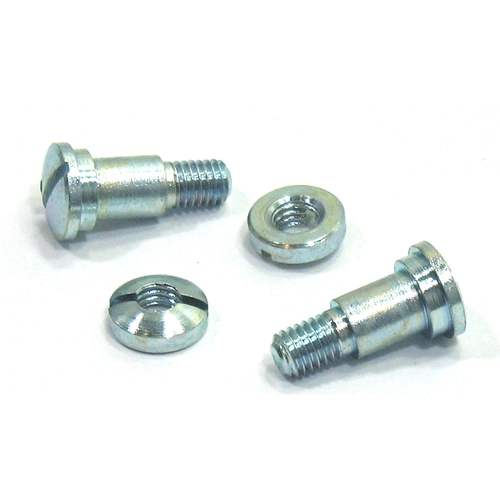 Pair of slotted head screws fixing levers for VESPA VNA1T VNA2T VNB1T VNB2T GS 150 VS1T external cables ro 610328M