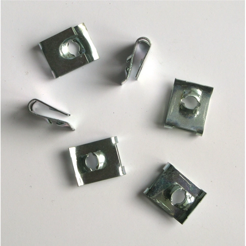 Plaque élastique de fixation 12,5 x 10 mm pour Vespa Ape, 1 pièce, référence CM017418
