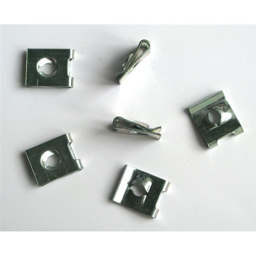 Plaque élastique de fixation 15 x 12 mm pour Vespa Ape, 1 pièce, référence CM017414