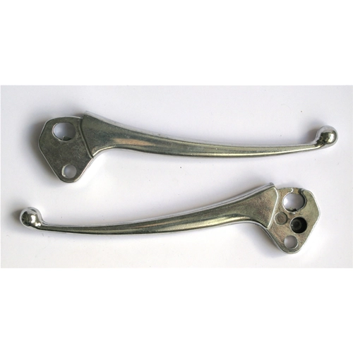 Par de manetas pulidas para Lambretta LI - DL 125 150 175 200