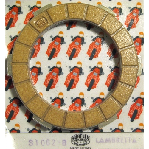 Embrague SURFLEX para LAMBRETTA MOTOCARRO 175 200 LI 125 150 Serie 1 2 3 200 Electronic Special 1966 a 1969