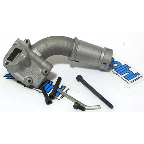 POLINI 215.0200 19 Colector de admisión doble con válvula de láminas VESPA 50 75 90 100 125 NLR SPECIAL PK S XL 2 ORIFICIOS