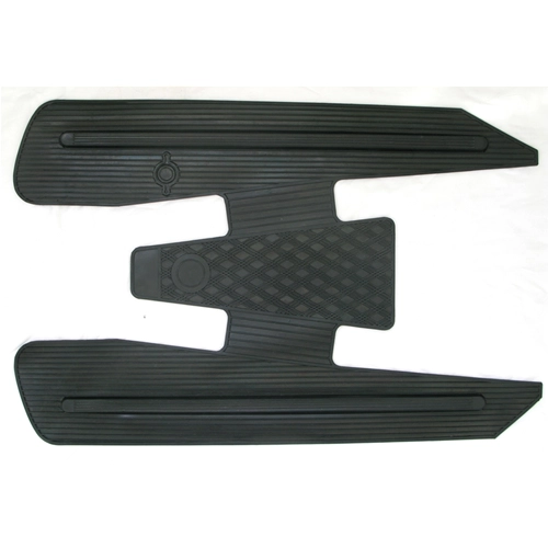 Alfombrilla de goma negra suave para el reposapiés de VESPA 90 125 PRIMAVERA ET3 ro 437941