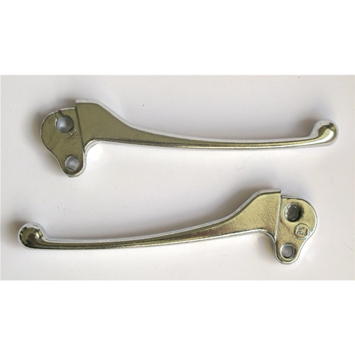 Pair of LEVERS brake and clutch levers Polished for VESPA 125 150 200 PX PE ARCOBALENO T5 ro 2425314 225340