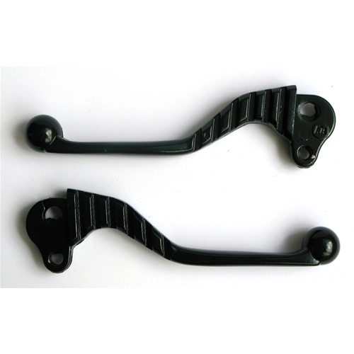 Pair of Black "SUPER SPORT" LEVERS for all VESPA 50 90 125 150 200 models