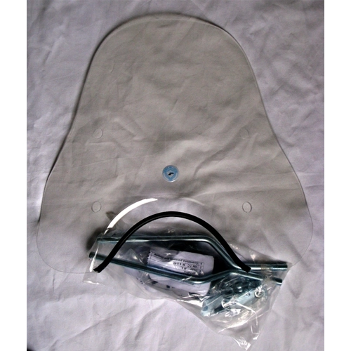 Pare-brise miniature transparent pour VESPA PX PE 50 125 150 200 (tous modèles) + supports