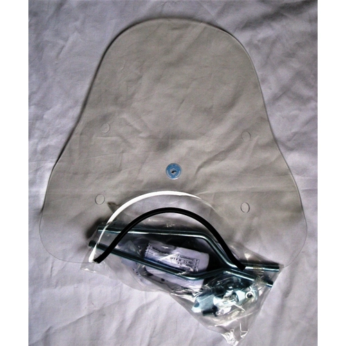 Pare-brise miniature transparent pour VESPA PX PE 50 125 150 200 (tous modèles) + supports