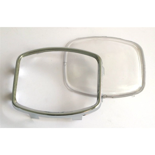 Tachometerrahmen und transparentes Set für VESPA 150 VB1 GS VS1 VS2 VS3 VS4 VS5 ro 024817 024818