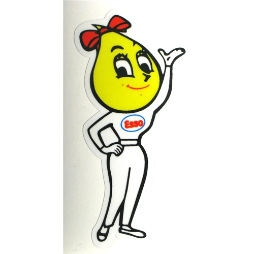 Adesivo " ESSO GIRL " per VESPA APE LAMBRETTA ecc. ..................