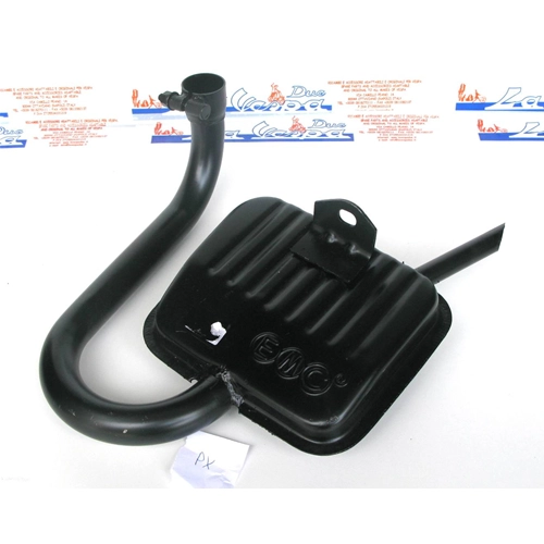 Pot d'échappement noir pour VESPA 125 GT GTR 150 SPRINT VELOCE en promotion