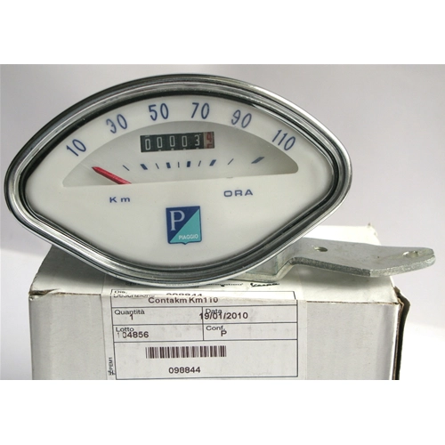 Velocímetro original PIAGGIO km/h 110 para VESPA 125 VNL2T desde el chasis 30001 - VESPA 150 VLB1T desde el chasis 195330 VLA1T VLB1T ro 098844