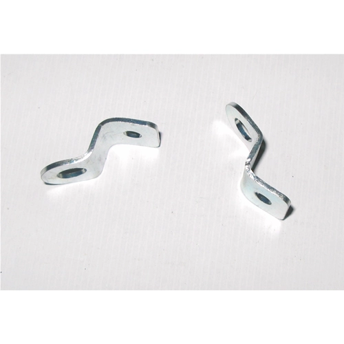 Par de placas de soporte y kit de resortes galvanizados para la fijación del depósito de la VESPA 125 VN VM 150 VL VB1