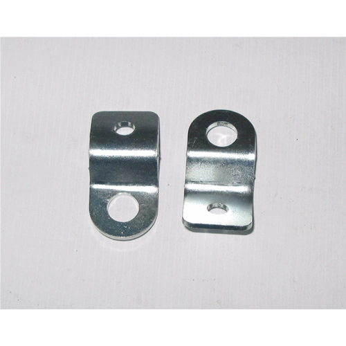 Par de placas de soporte y kit de resortes galvanizados para la fijación del depósito de la VESPA 125 VN VM 150 VL VB1