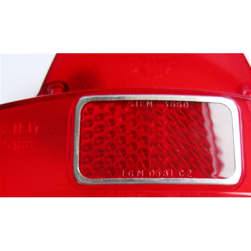 Carcasa de luz trasera SIEM para VESPA 125 150 SUPER SPRINT VNB6 180 SS ro 150369 completa con junta interna