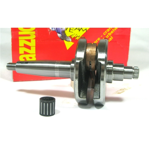 Cigüeñal MAZZUCCHELLI AMT 080 para LAMBRETTA DL 125 150 200. Carrera 58 mm. Distancia entre bielas 107 mm.