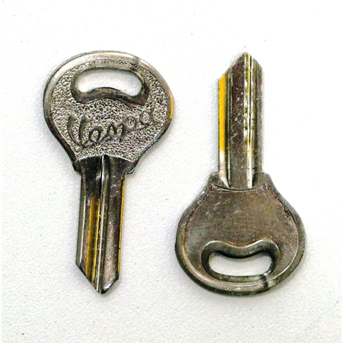 Rohling für VESPA-Schlüssel (Baujahre 1954–1965) für Topcase- und Lenkradschloss (Stärke: 2 mm)
