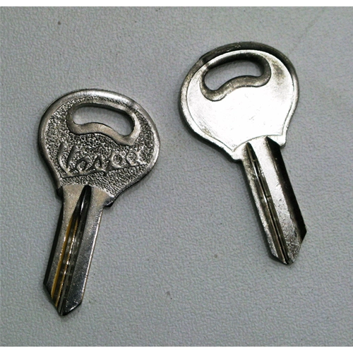 Rohling für VESPA-Schlüssel (Baujahre 1954–1965) für Topcase- und Lenkradschloss (Stärke: 2 mm)