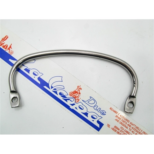 Chrome passenger seat handle, 18cm spacing, for VESPA SPRINT etc.