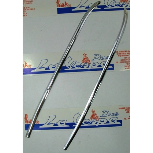 Juego de tiras centrales cromadas para alfombrillas VESPA 125 150 160 180 200 VNB TS GT GS SS RALLY GTR RALLY SUPER SPRINT GL VBA VBB ro 610295M 085073 085074