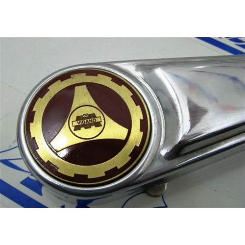 Cache-ressort chromé, style vintage VIGANO rouge, pour VESPA 125 150 160 180 200 VNA VNB VBA VBB VB1VL VM VN GL SPRINT GS 150 GT GTR SUPER TS RALLY
