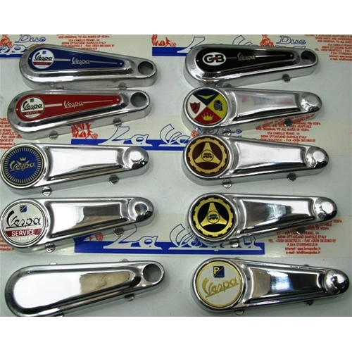 Cache-ressort chromé, style vintage VIGANO rouge, pour VESPA 125 150 160 180 200 VNA VNB VBA VBB VB1VL VM VN GL SPRINT GS 150 GT GTR SUPER TS RALLY