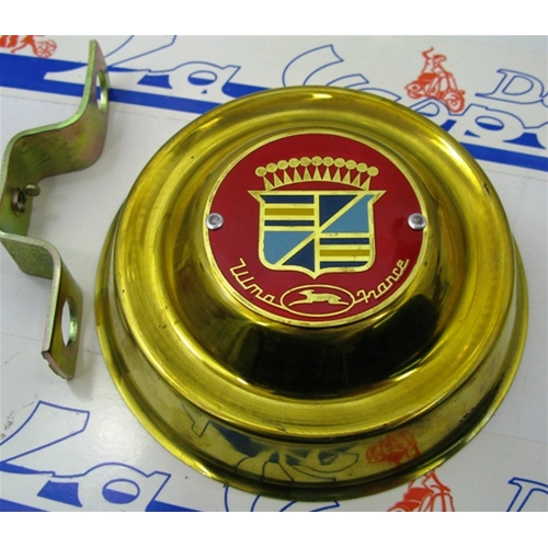 Tapa de copa dorada vintage ULMA FRANCE LEPROTTO de 8" para llanta de VESPA