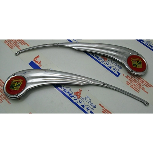 ULMA France Leprotto embellecedores decorativos de aluminio para marcos de VESPA 125 150 160 180 200 (par para ambos lados, encima del capó)