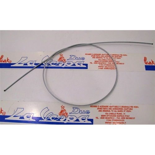 Câble de frein arrière en acier pour Vespa 125, 150, 160, 180 et 200 (V1>15, V30>33, VN, VM, VNB, VBB, PX, PE, PS).