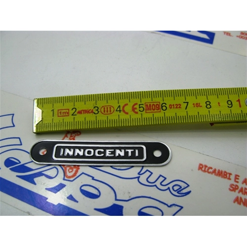 INNOCENTI metal plate for LAMBRETTA 50 125 150 175 200 saddle