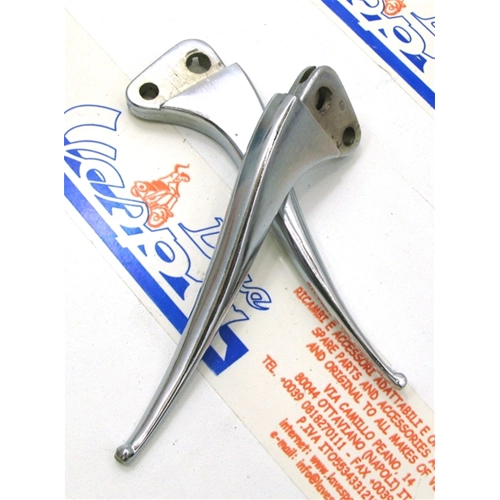 Par de manetas de freno y embrague originales para VESPA 50 90 125 150 160 180 NLR GS VBB VNB Modelo antiguo ro 070578