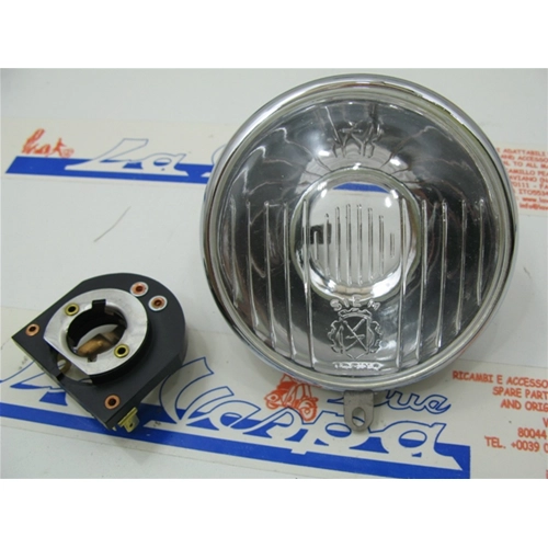 COMPLETE SIEM HEADLIGHT UNIT D.95 VESPA 98 125 V1T>V30T FROM 1948 TO 1951 - APE 125 A1T - A15T SHORT STRIPES